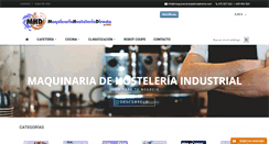 Desktop Screenshot of maquinariahosteleriadirecta.com
